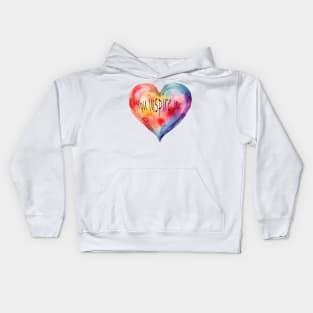 Colorful heart Kids Hoodie